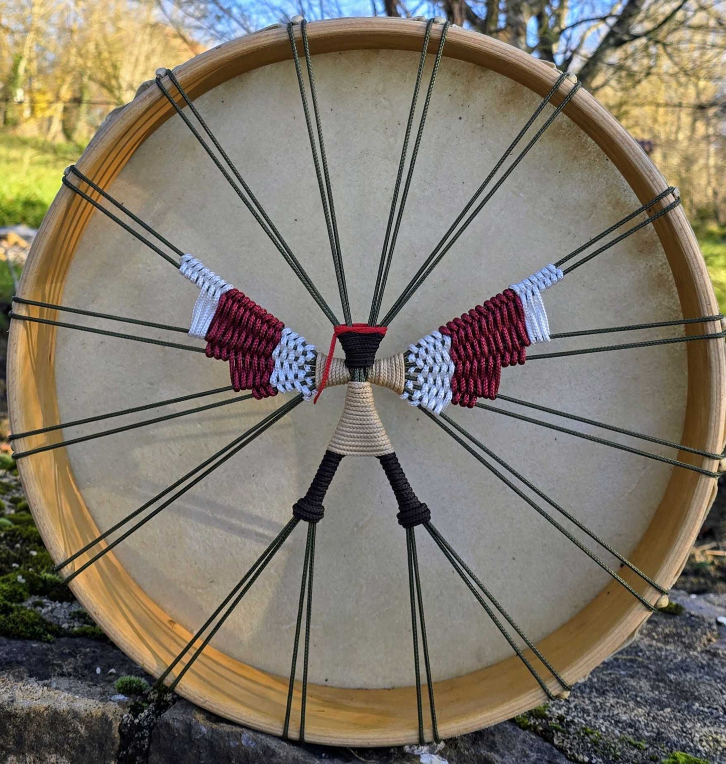 Tambour Buffle Blanc - Abondance Infinie