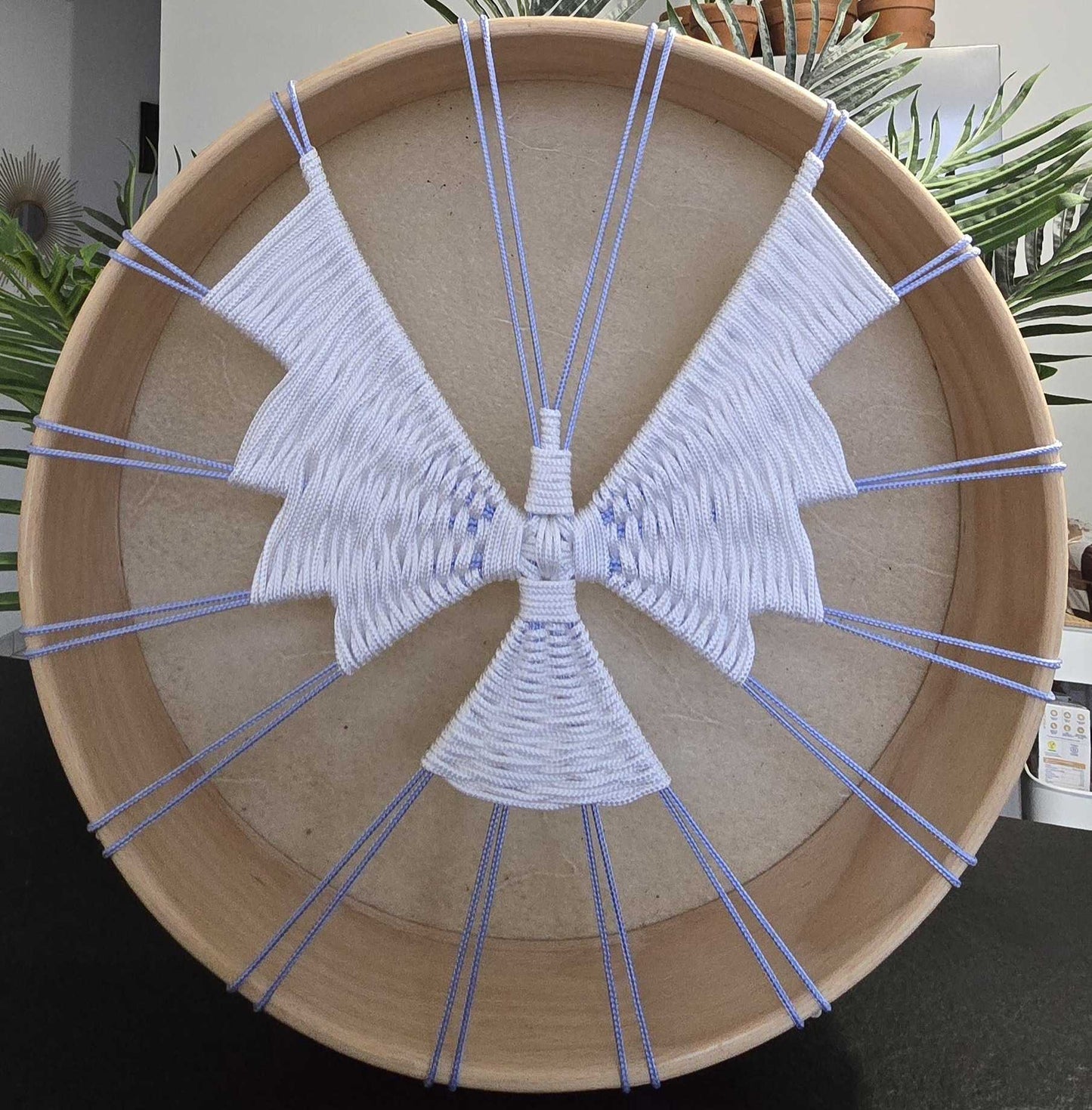 Tambour Buffle Blanc Colombe - Reliance